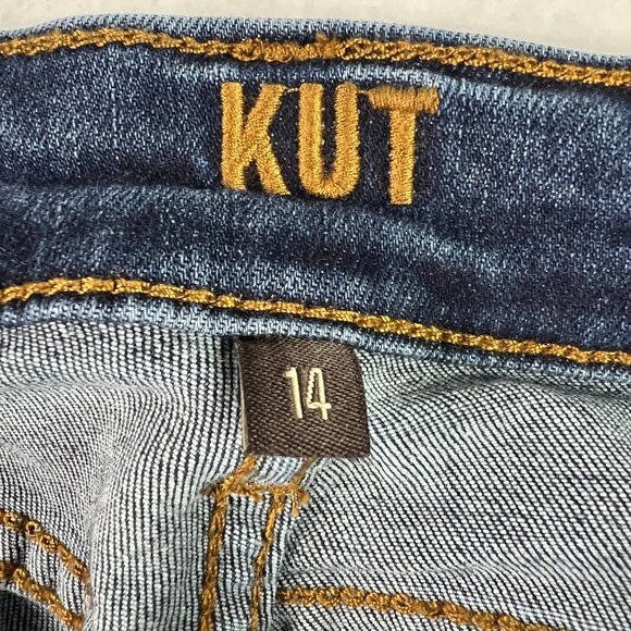 Kut From The Kloth Jeans Women's 35x30* Slouchy Boyfriend Blue Denim Tag 14 - Picture 7 of 16